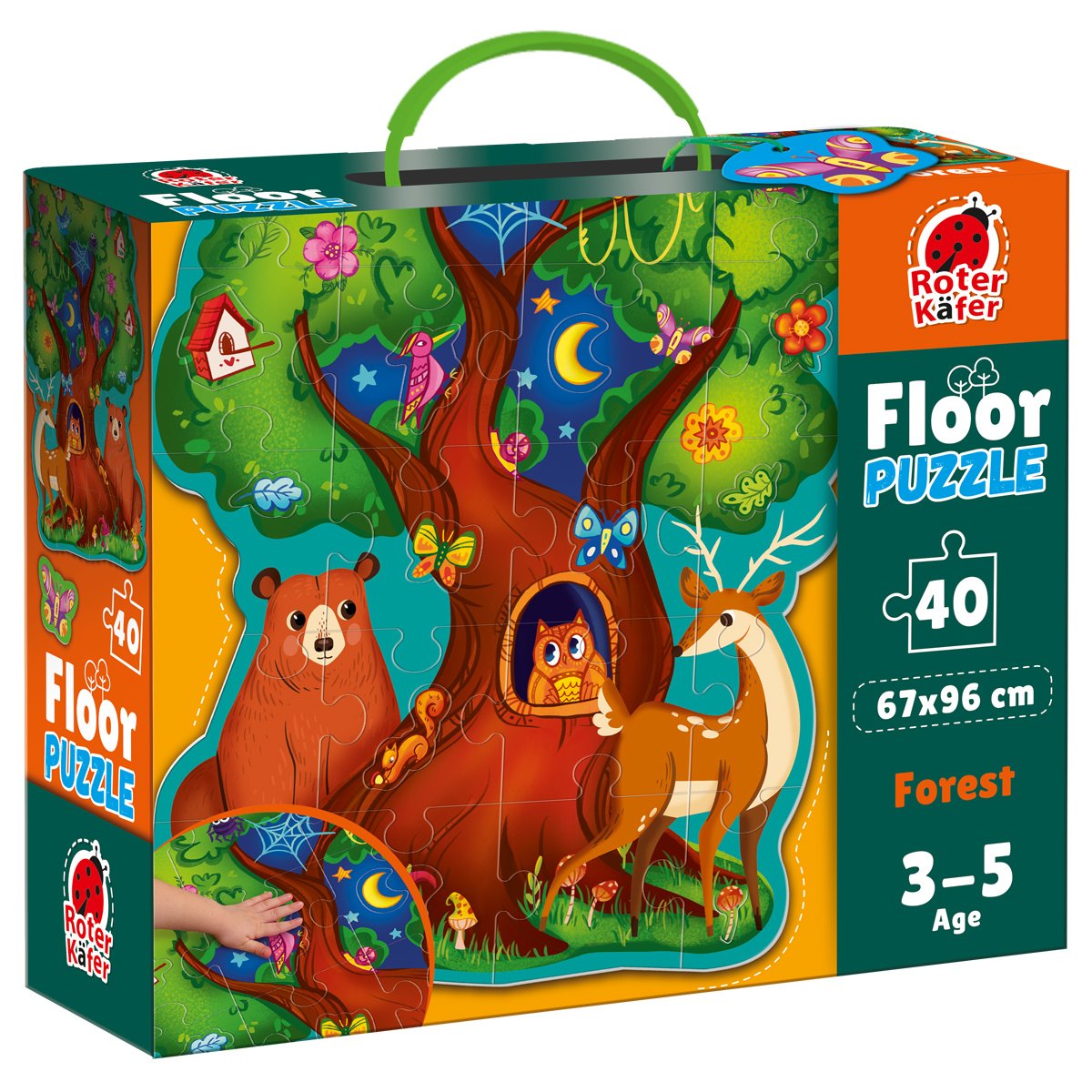 Puzzle podłogowe Zwierzęta leśne RK7010-04