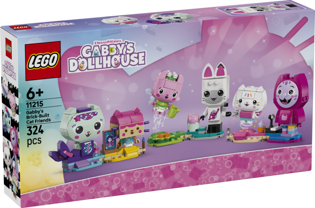 LEGO Gabby's Dollhouse Koci przyjaciele Gabi z klocków 11215