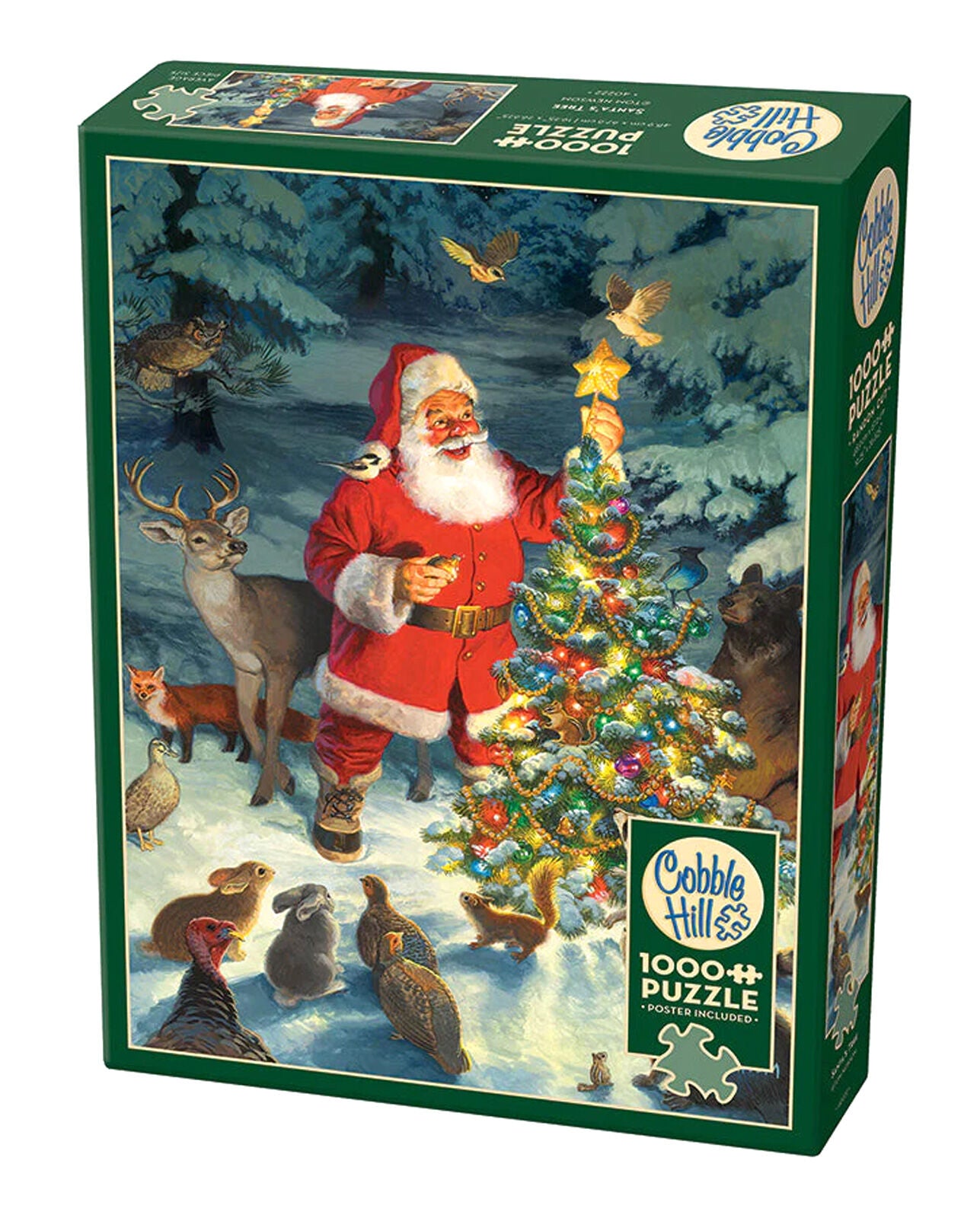 Puzzle 1000 Choinka Świętego Mikołaja 113028