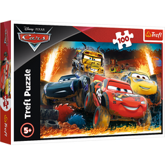 Puzzle 100 Ekstremalny wyścig Disney Cars 3 16358