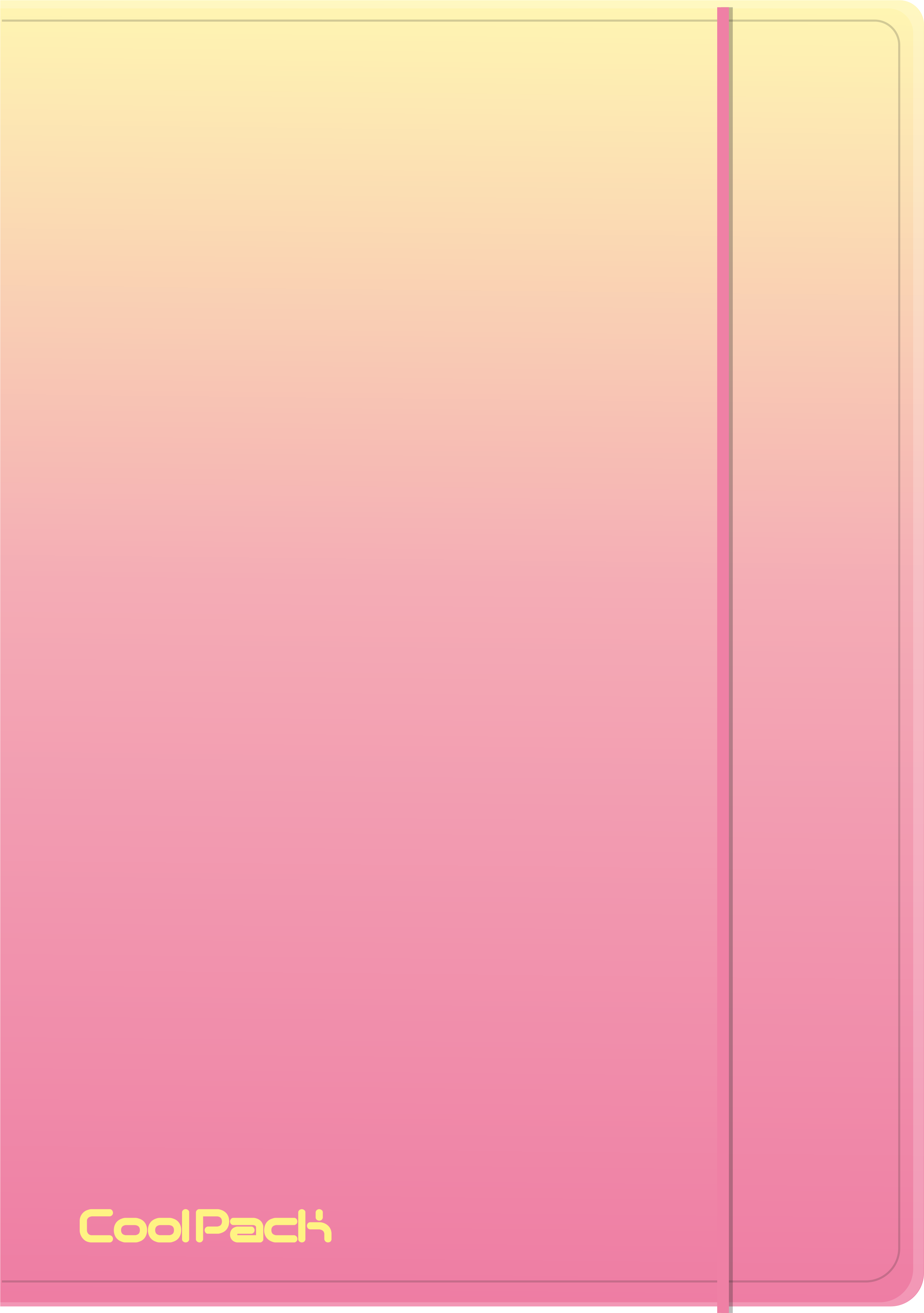 Teczka na gumkę A4 Coolpack Gradient PEACH