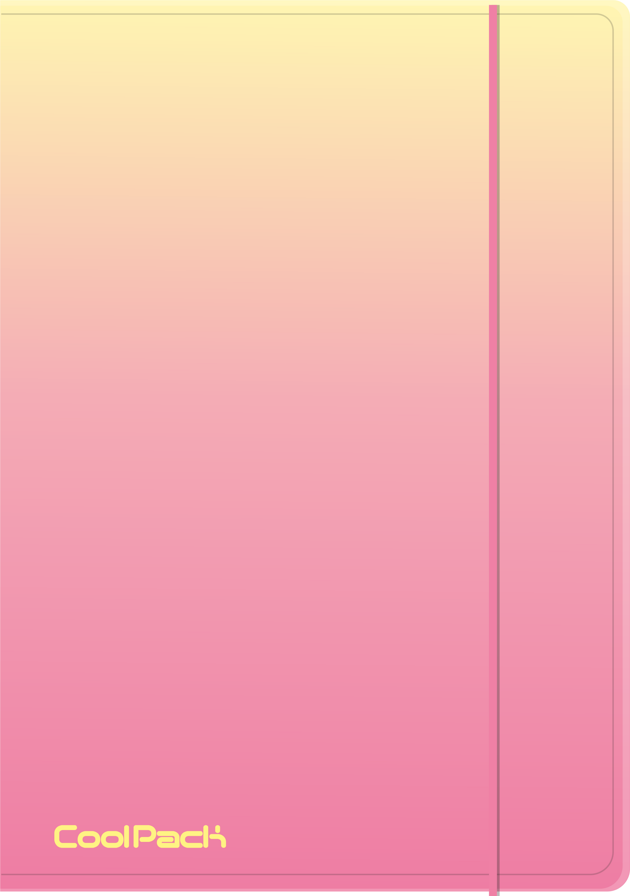 Teczka na gumkę A4 Coolpack Gradient PEACH