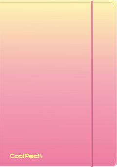 Teczka na gumkę A4 Coolpack Gradient PEACH