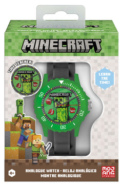 Zegarek analogowy Minecraft MIN4384
