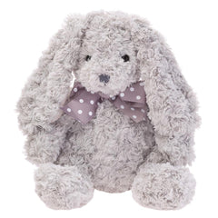 Maskotka Królik Caramen szary z kokardą 28 cm/36 13532