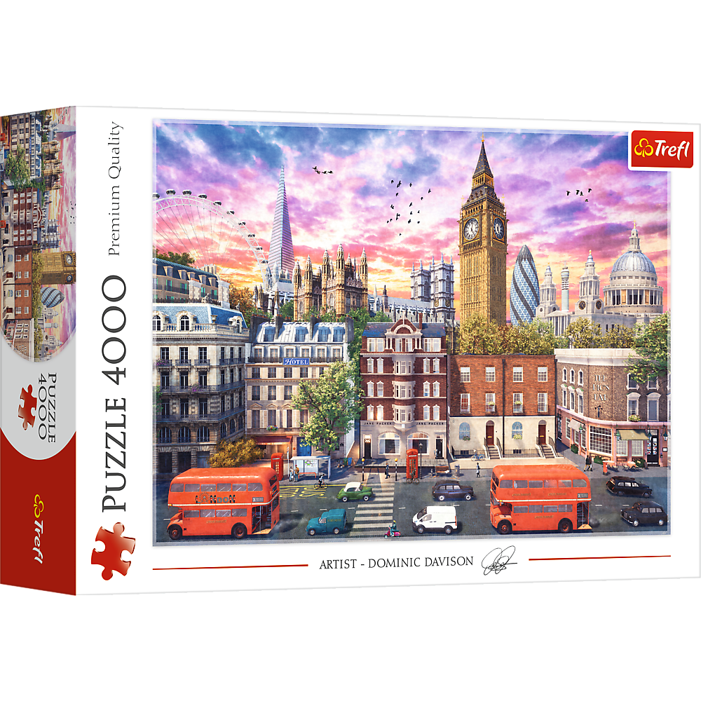 Puzzle 4000 Spacer po Londynie 45010