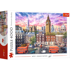 Puzzle 4000 Spacer po Londynie 45010