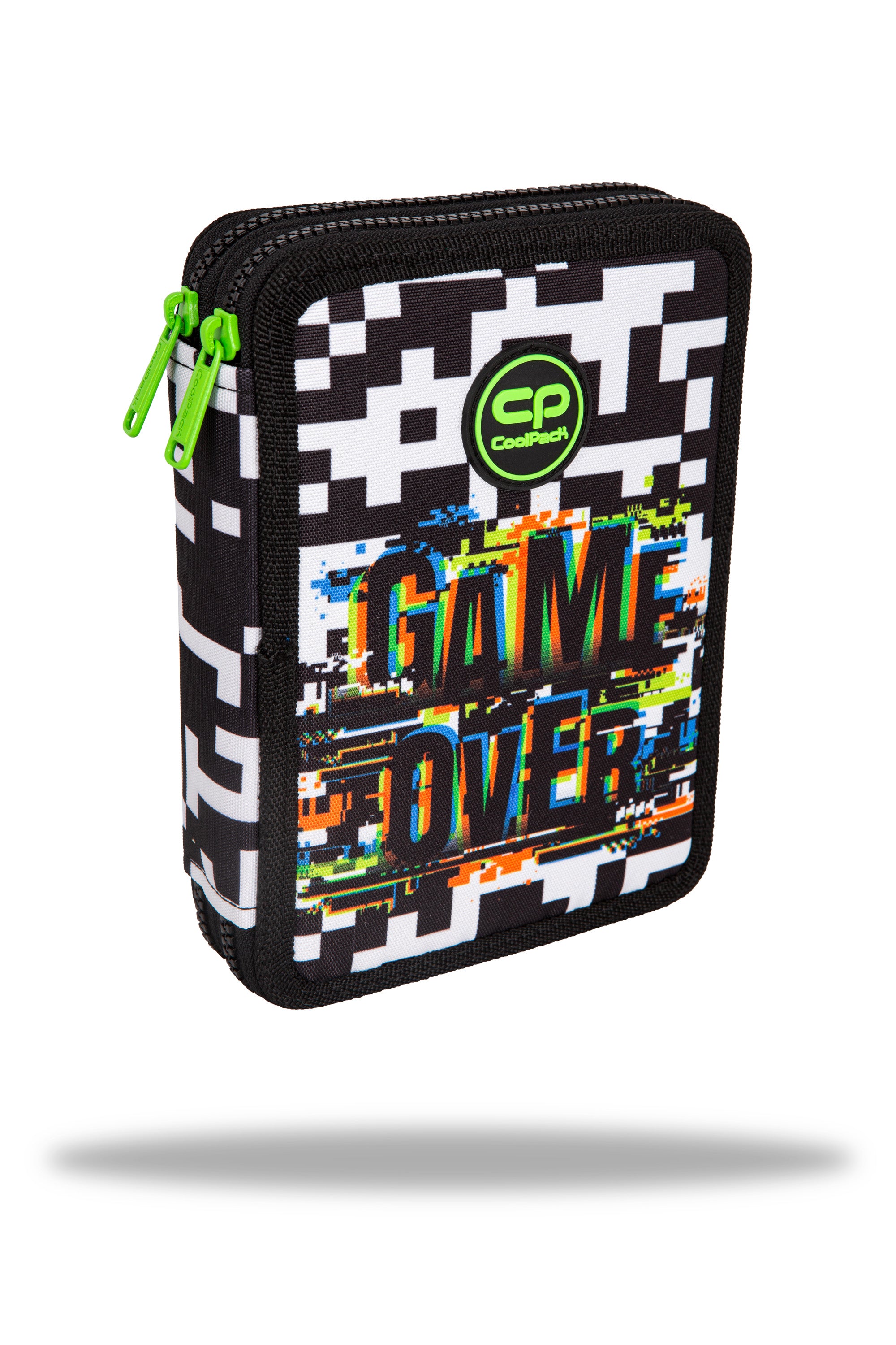 Piórnik 2-komorowy z wyposażeniem Coolpack Jumper XL game over