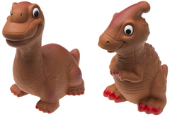 Dinozaur piszczący duży 15,5 cm dla zwierząt 1 szt.mix