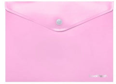Koperta na dokumenty A4 na zatrzask Coolpack pastel różowa