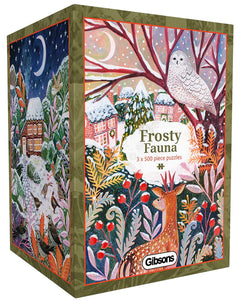 Puzzle 3x500 Mroźna fauna 113700