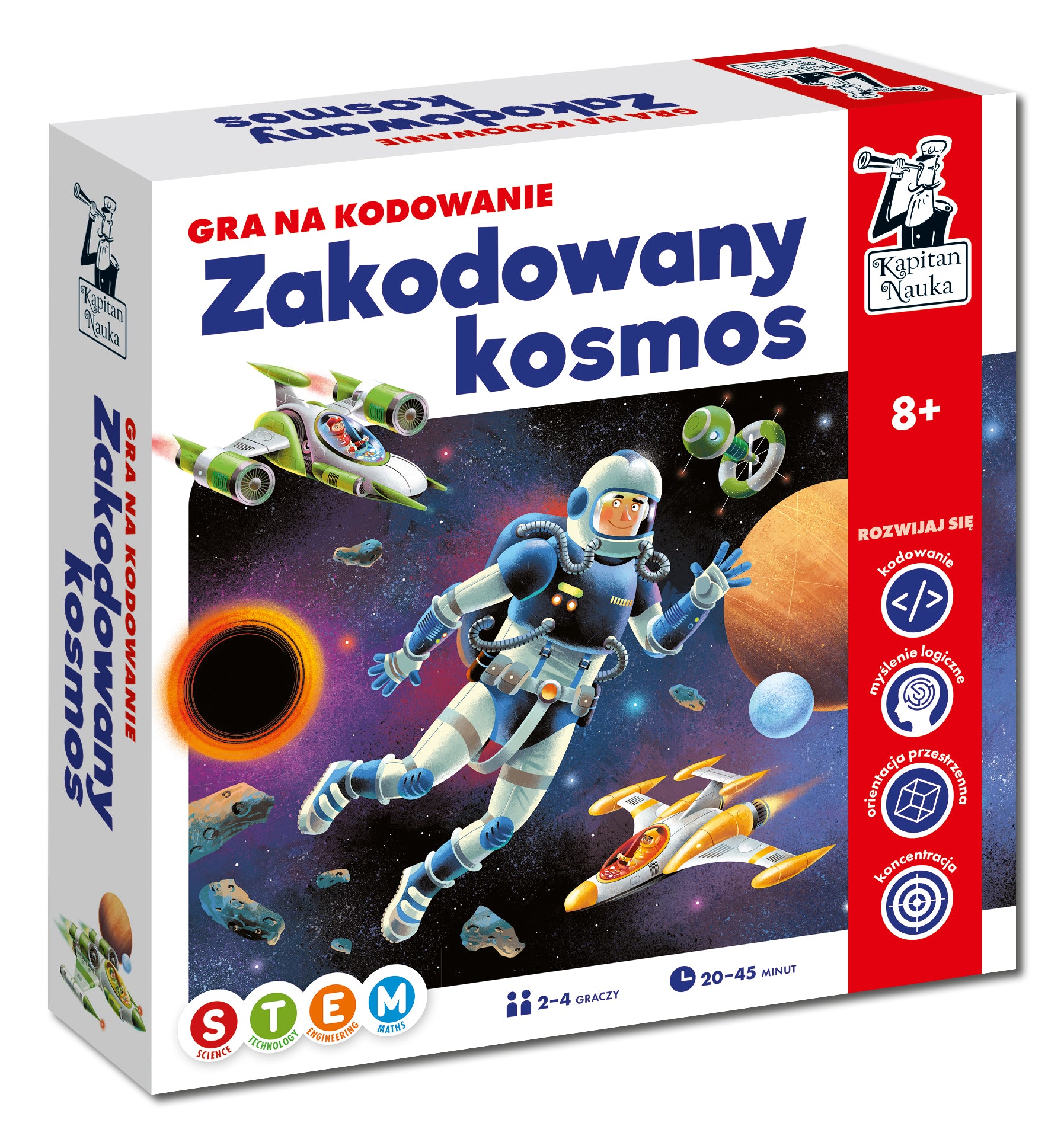 Gra na kodowanie Zakodowany kosmos Kapitan Nauka