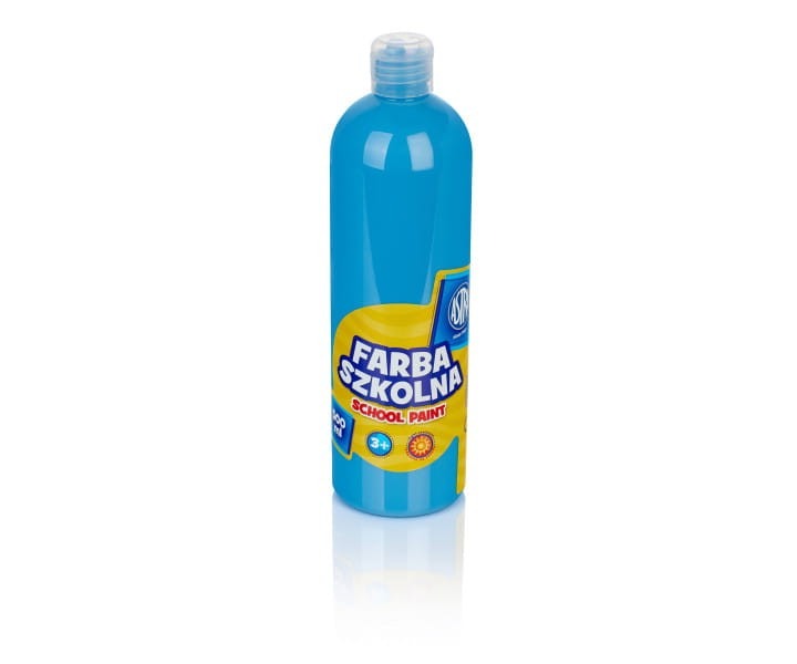 Farba szkolna Astra 500 ml niebieska