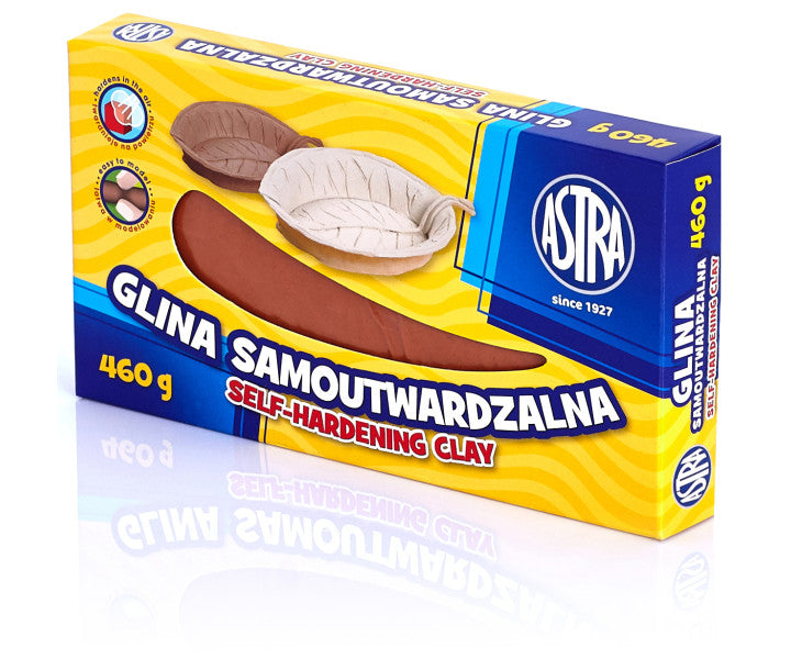 Glina samoutwardzalna Astra 460g terakota