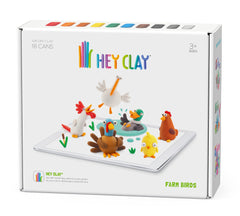 Masa plastyczna Hey Clay Ptaki z farmy HCL18009CEE