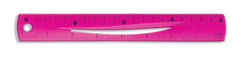 Linijka Tetis 20 cm różowa