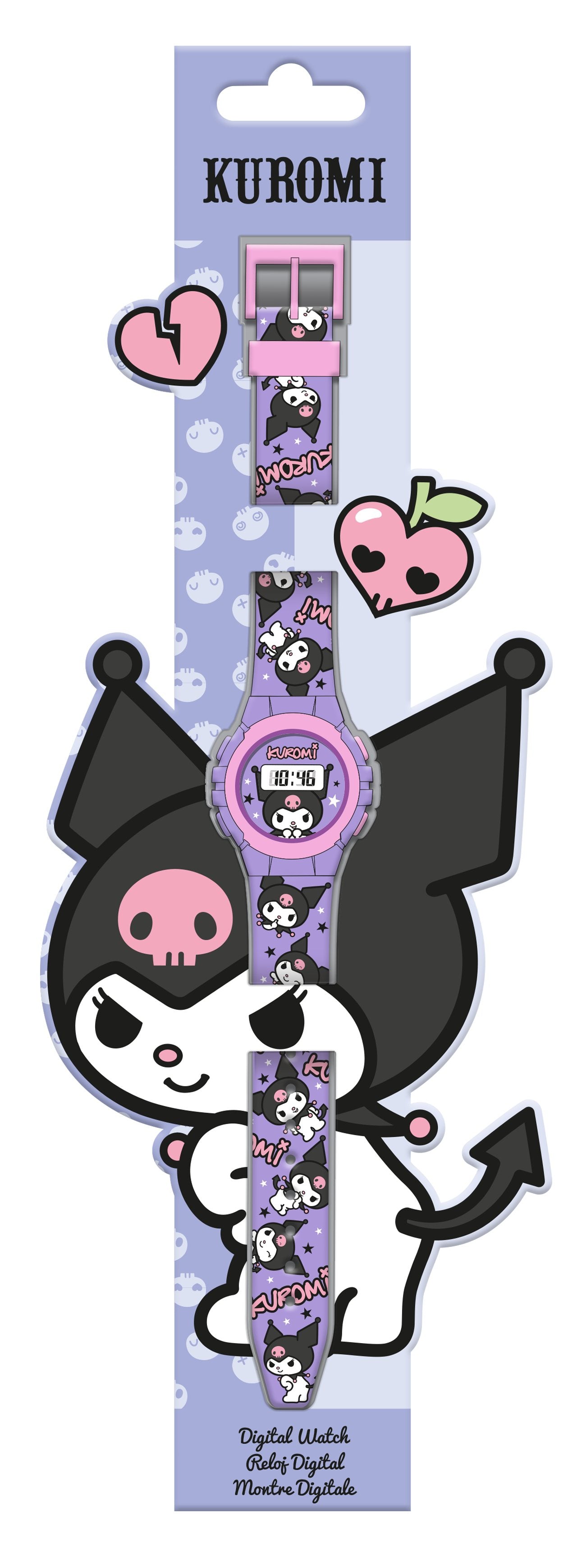 Zegarek cyfrowy KE02 ECO Kuromi KU00002