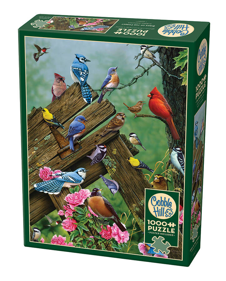 Puzzle 1000 Ptaki leśne 112251