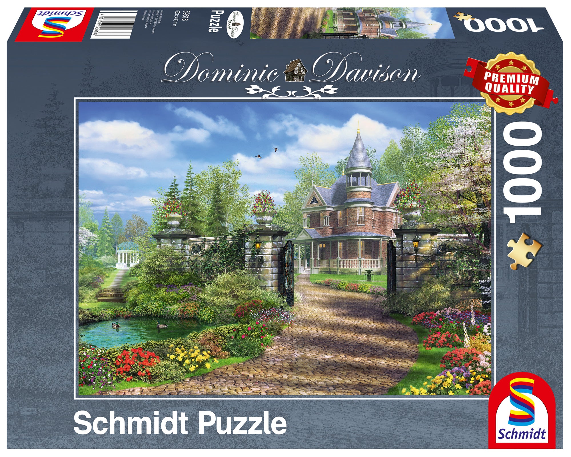 Puzzle 1000 PQ Wiejska posiadłość D. Davison 108388
