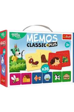 Gra memos classic&plus  Zwierzęta i ich domki Rodzina Treflików 02333
