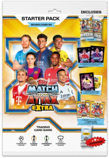Match Attax Extra 2025/26 Starter pack