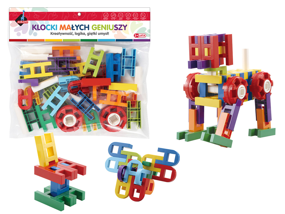 Klocki małych geniuszy drabinki 40 elementów 109473