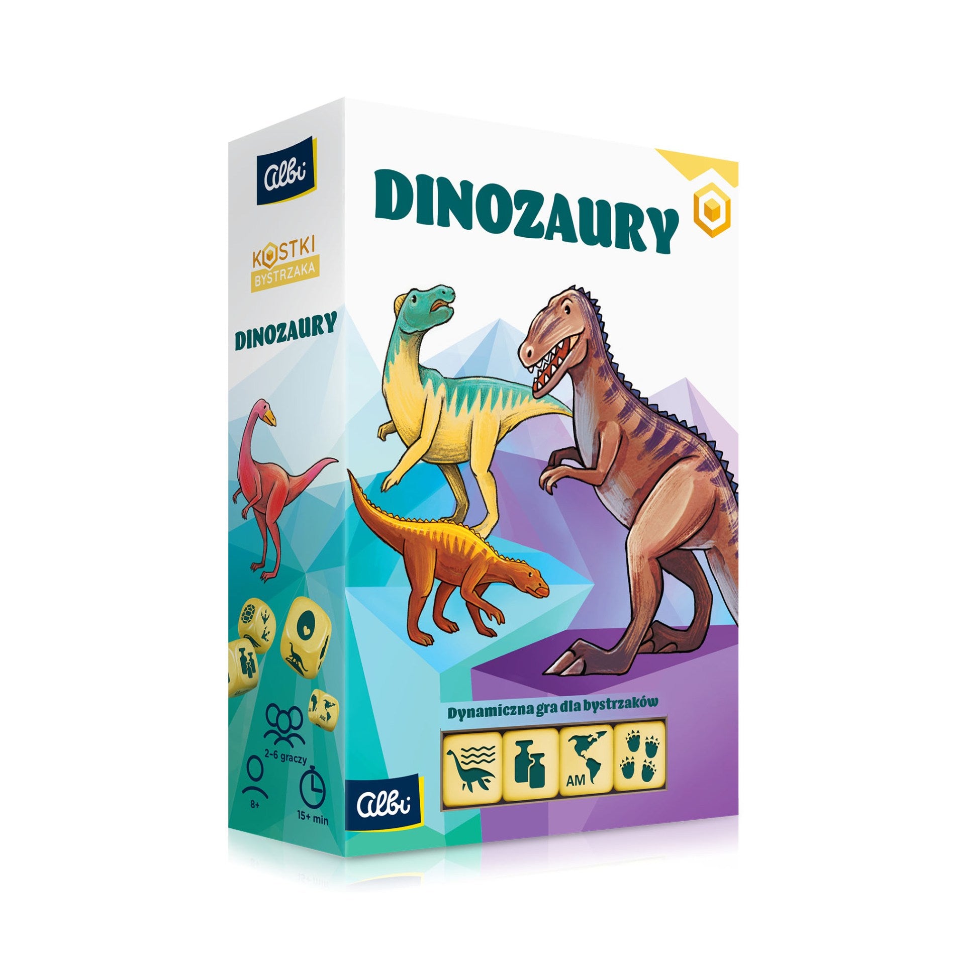 Gra Kostki bystrzaka Dinozaury