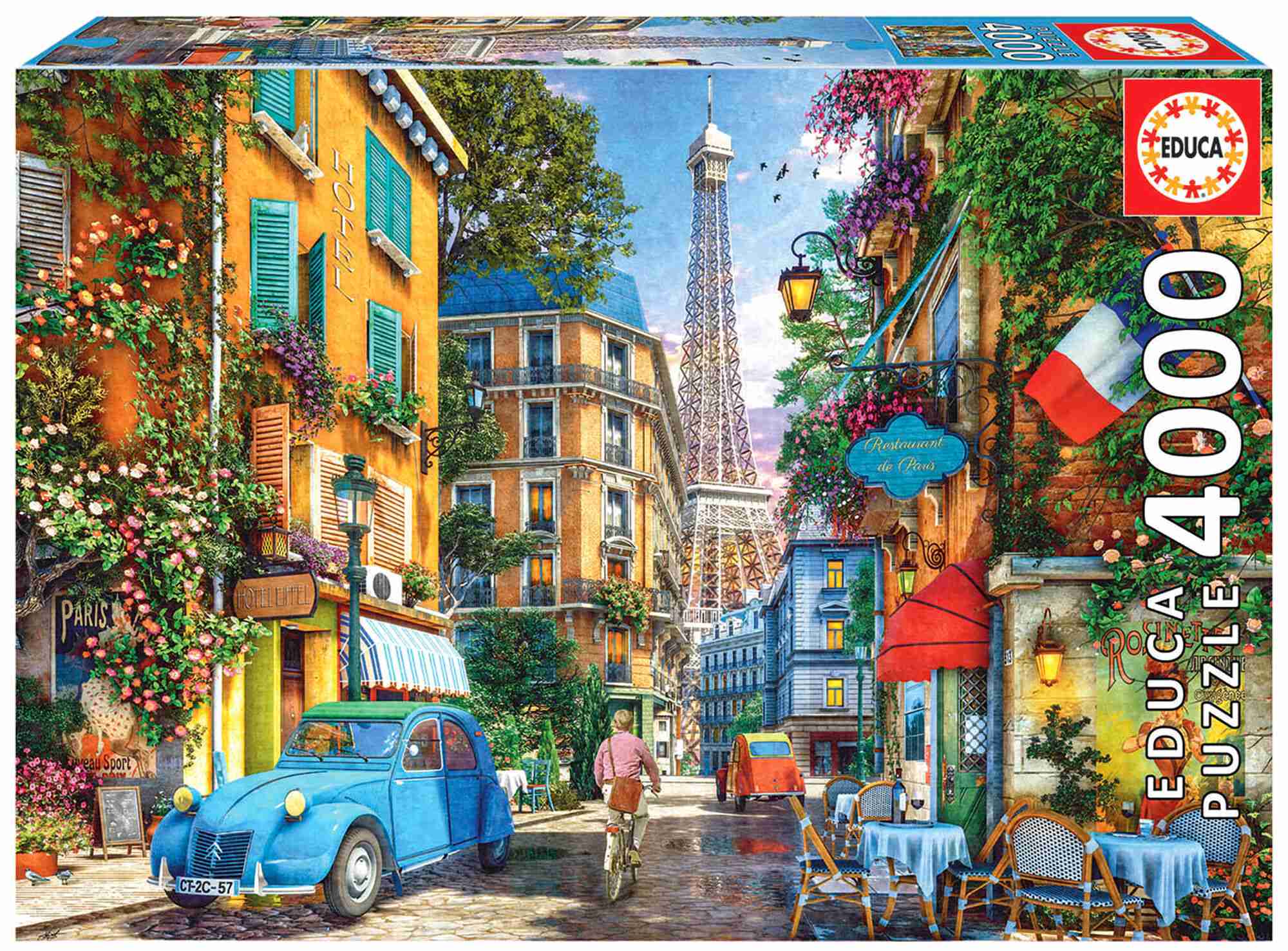 Puzzle 4000 Uliczka w Paryżu 111336