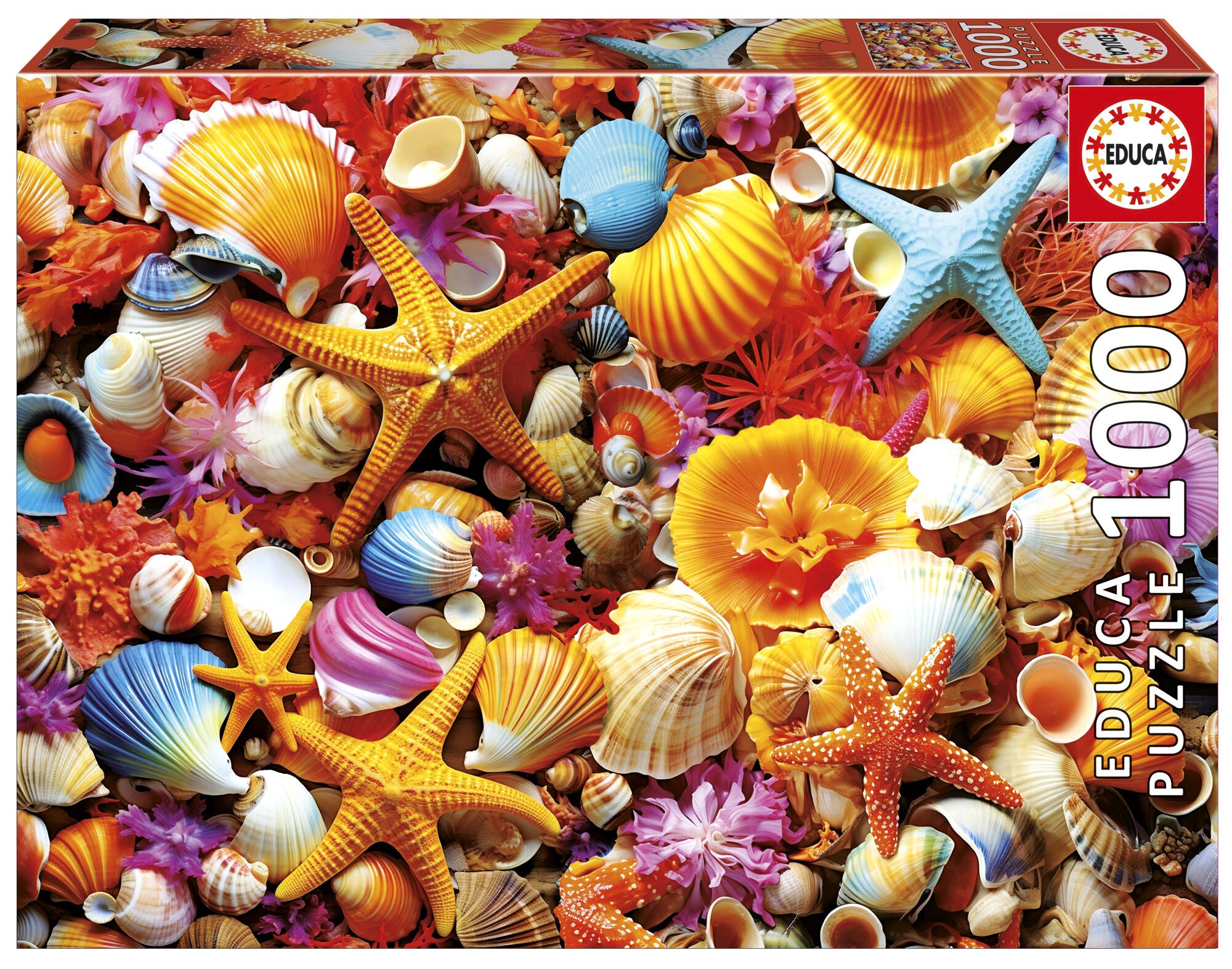 Puzzle 1000 Kolorowe Muszelki 113407