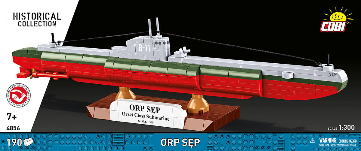 COBI klocki Polish Submarine ORP Sęp COBI-4856
