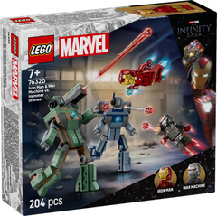 LEGO Super Hroes Iron Man i War Machine kontra drony Hammera 76320