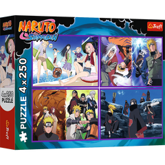 Puzzle 4x250 Przygody Naruto Uzumaki 13339