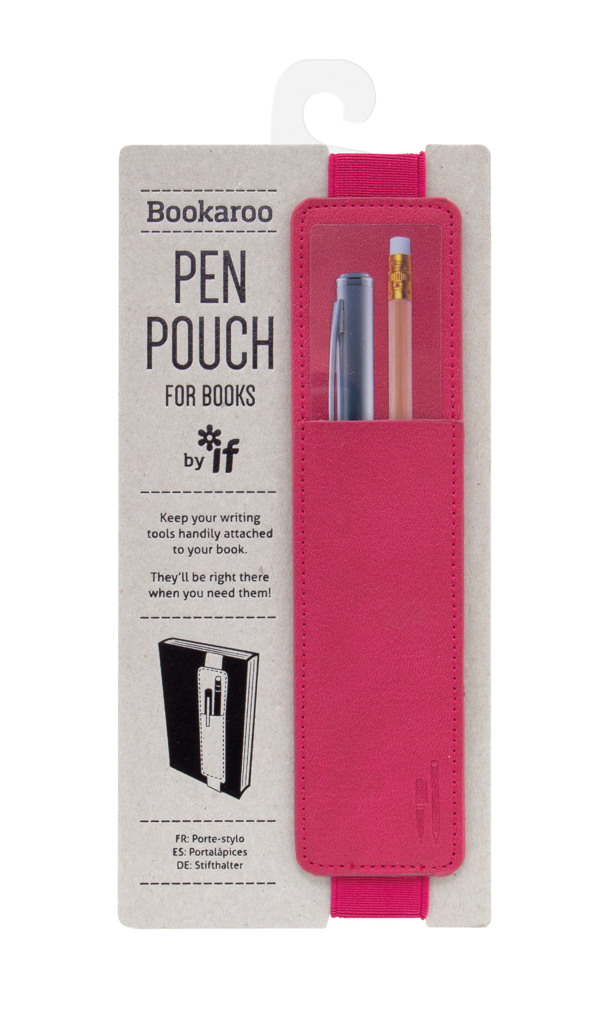 Bookaroo Pen Pouch - uchwyt na długopis różowy