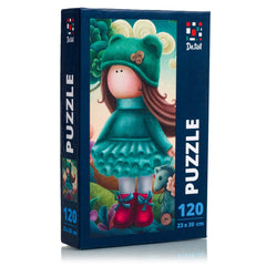 Puzzle 120 Lalka z koniem DT100-03
