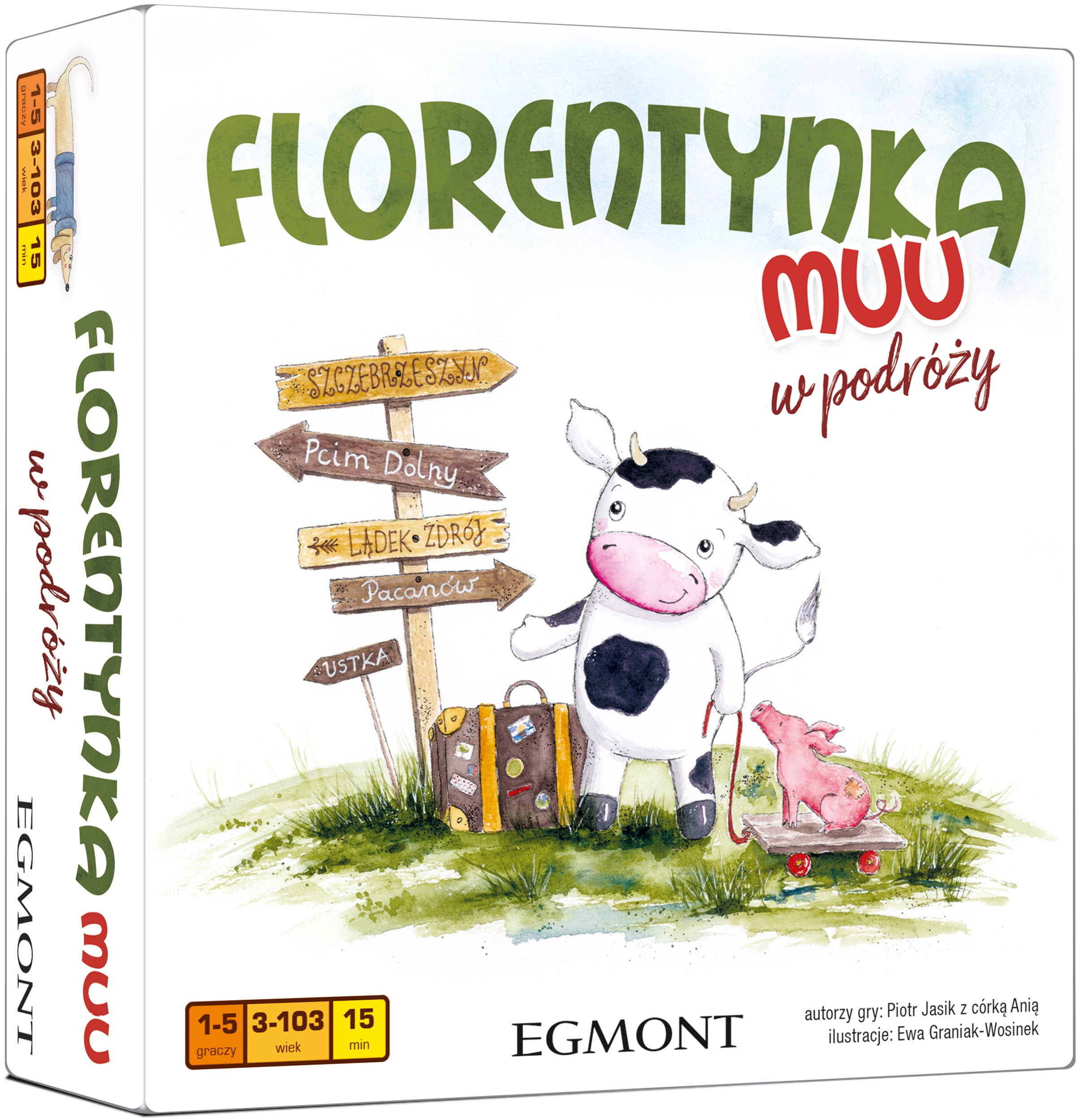 Gra Florentynka MUU w podróży