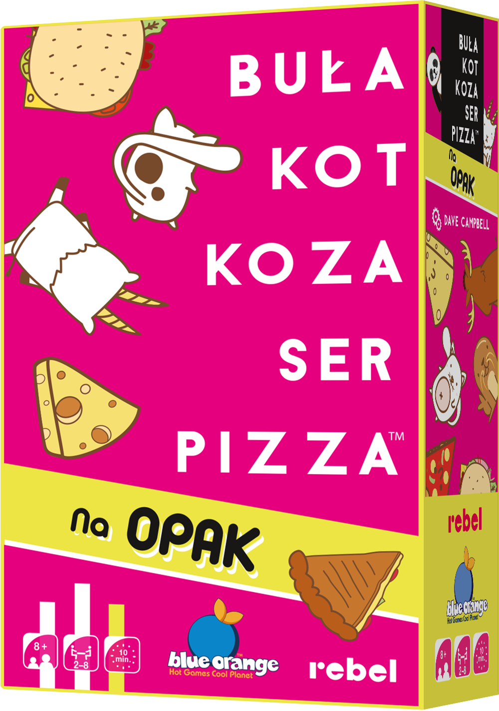 Gra Buła Kot Koza Ser Pizza na Opak
