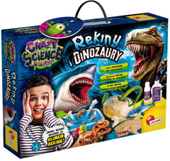 Lisciani Crazy Science Rekiny i Dinozaury 304-PL97586