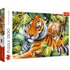 Puzzle 1500 Dwa tygrysy 26159