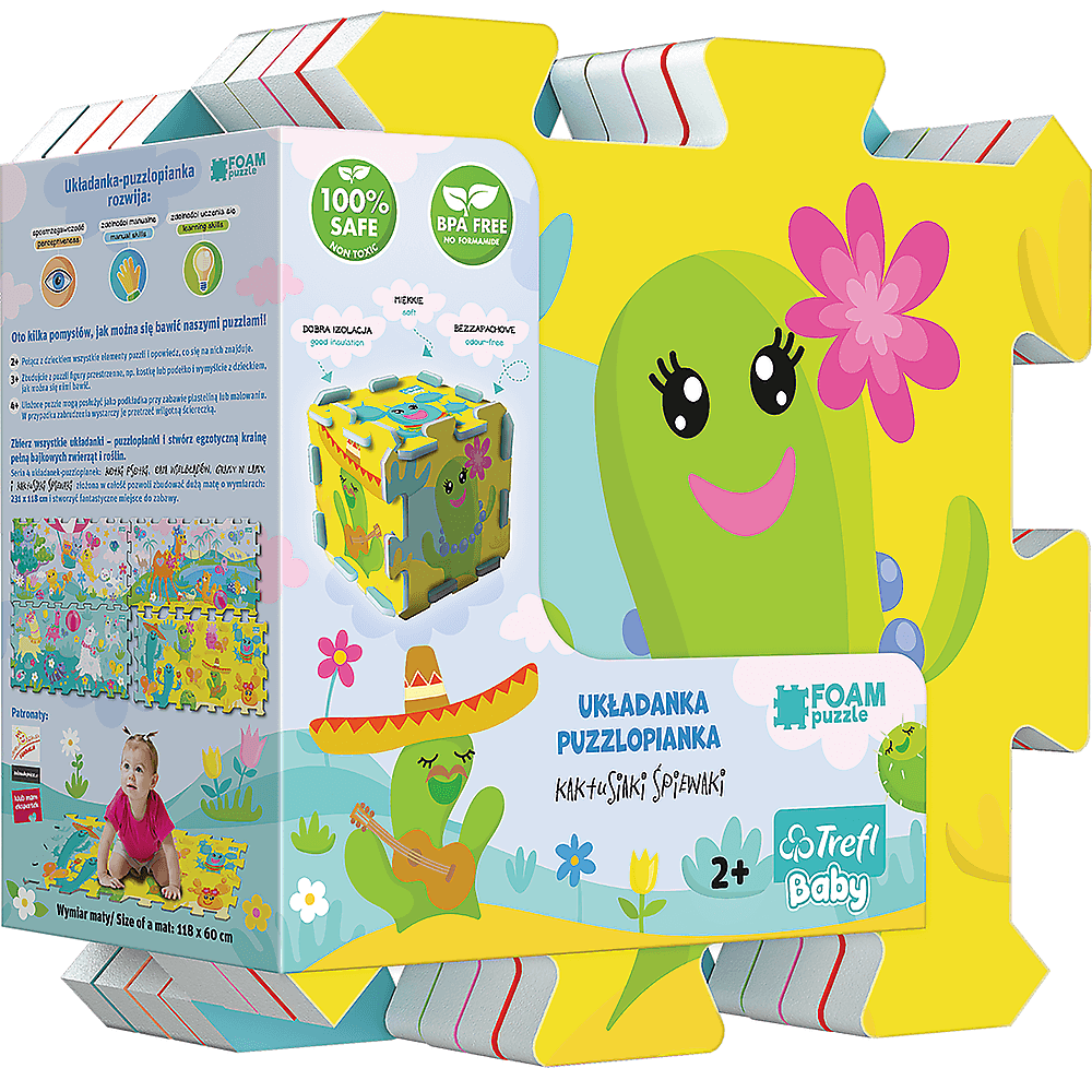 Puzzlopianka układanka Kaktusiaki śpiewaki 61265