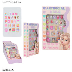 Paznokcie do naklejania Top Model BEAUTY&ME prostokątne 12819A