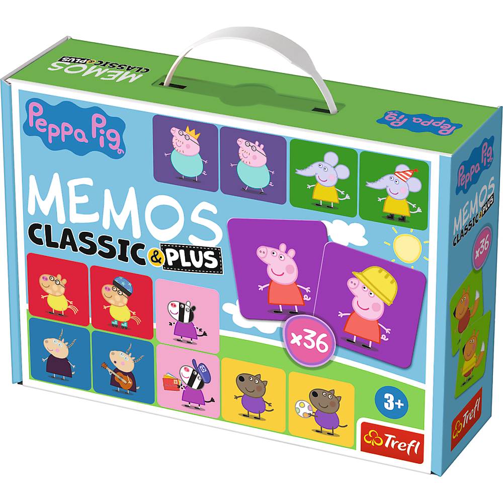Gra Memos classic&plus Peppa Pig wer. ukraińska 02270