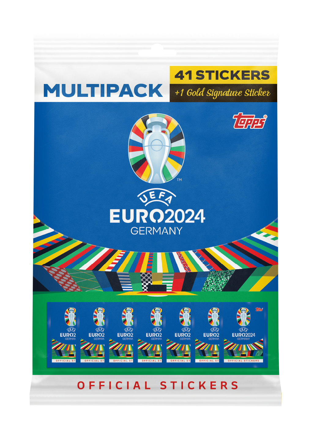 Euro 2024 Topps Stickers Multipack 1 szt. mix