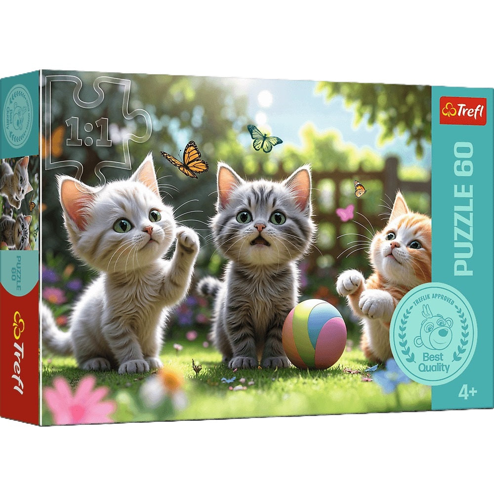 PUZZLE 60 Trzy kociaki 17412