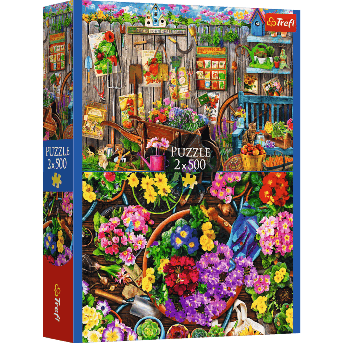 Puzzle 2x500 Prace w ogrodzie 37529