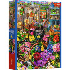 Puzzle 2x500 Prace w ogrodzie 37529