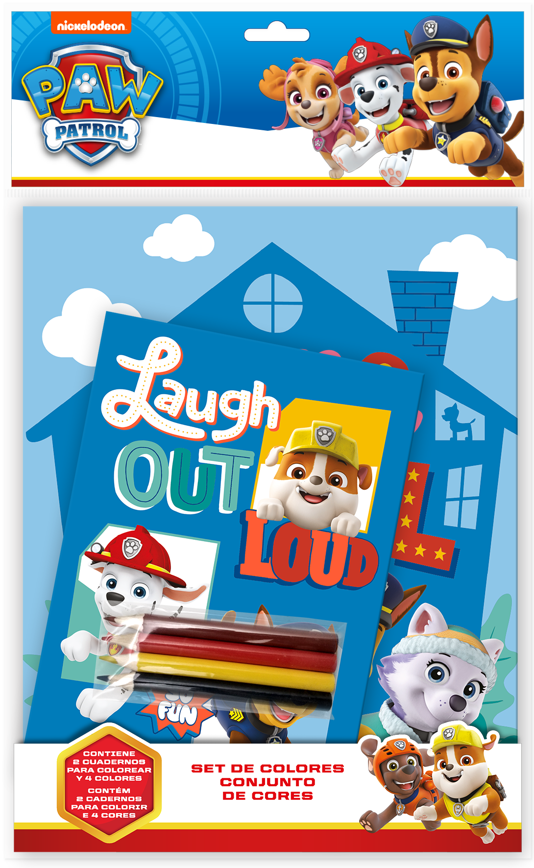 Zestaw do kolorowania Paw Patrol PW19752