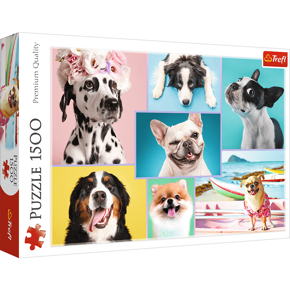 Puzzle 1500 Słodkie pieski 26186