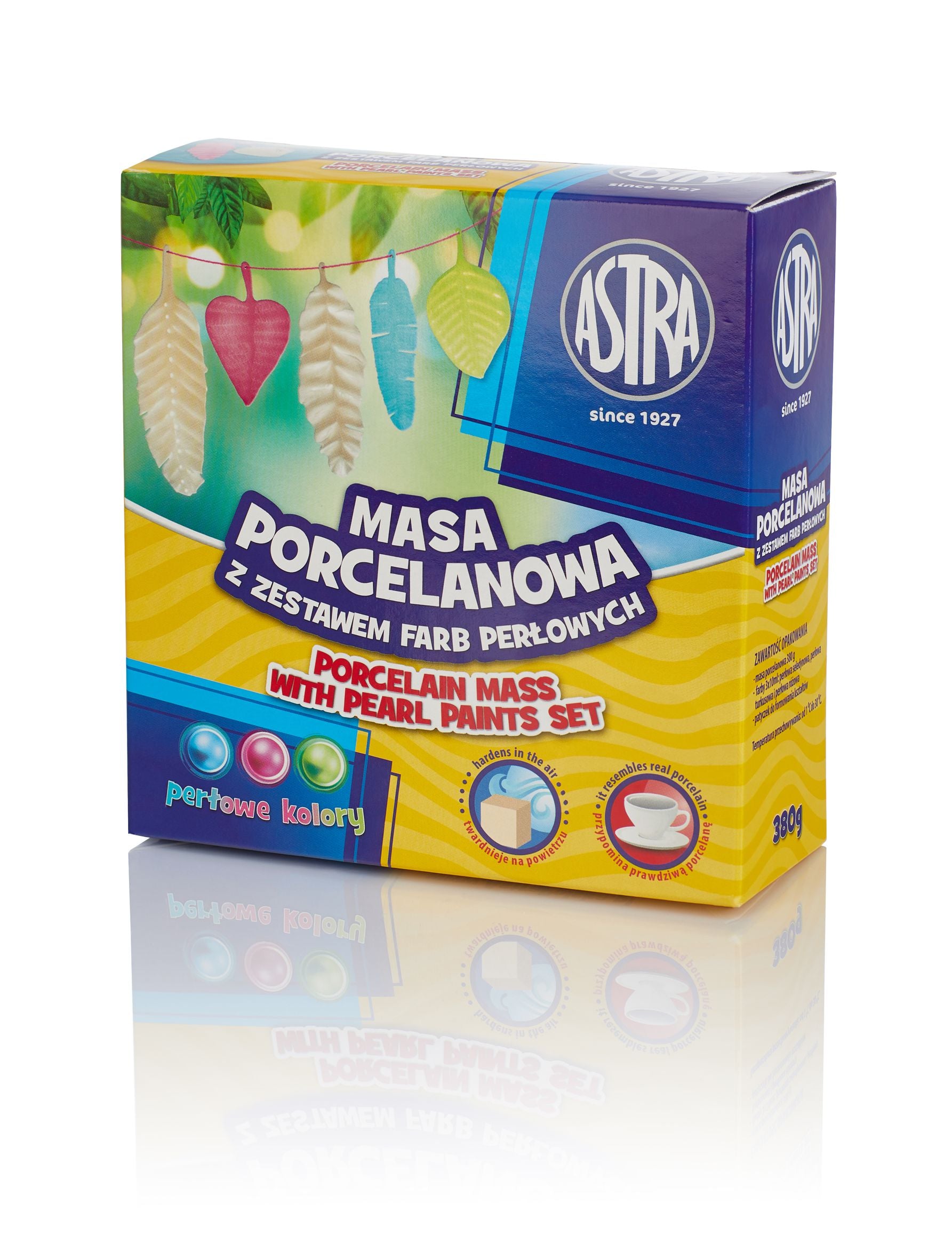 Masa porcelanowa Astra 3 kolory farb perłowych