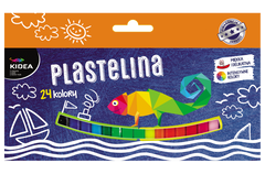 Plastelina mała Kidea 24 kolory