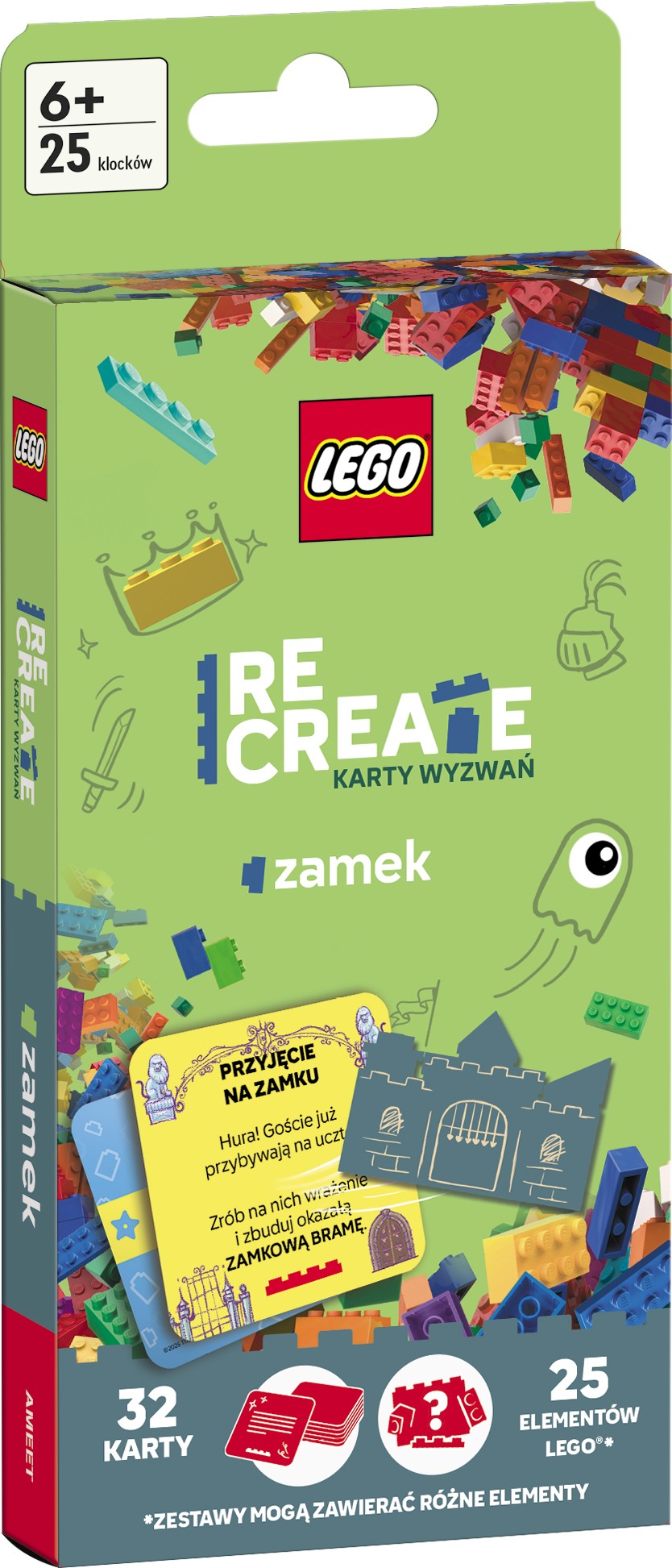 LEGO Recreate karty wyzwań Zamek ACP-6607
